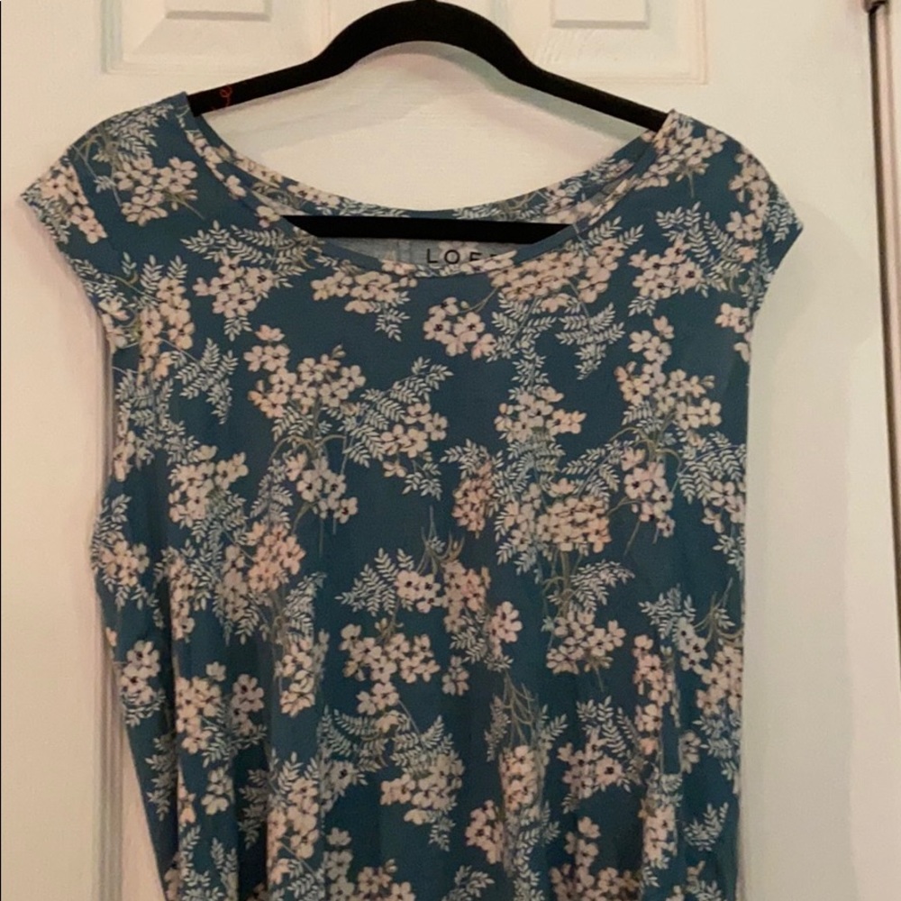 Loft SS floral tee